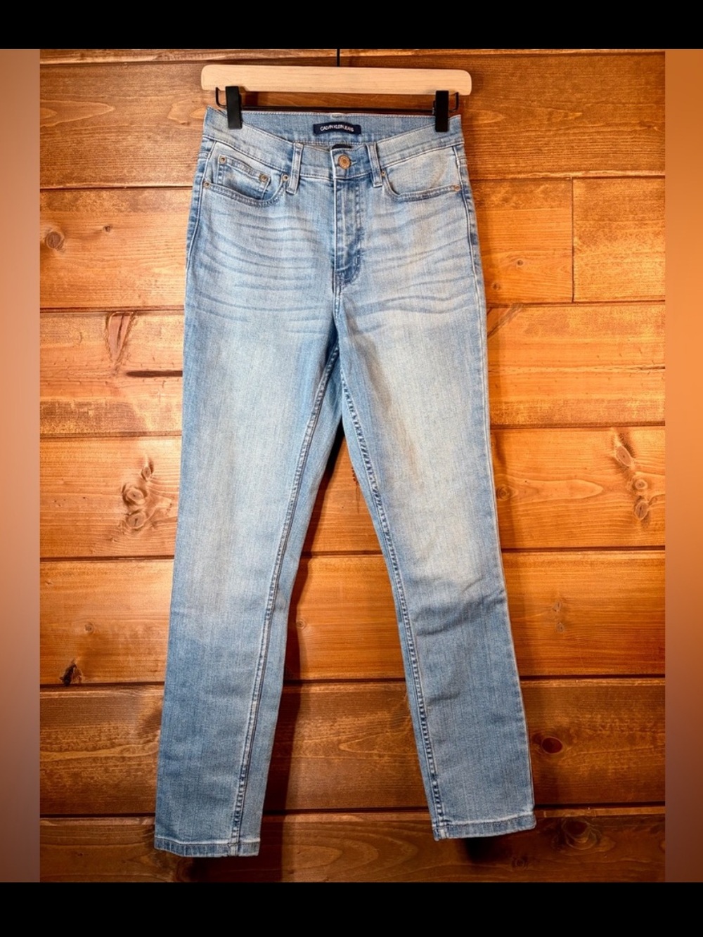 Calvin Klein 27x26 Light Blue Skinny Jeans Size 4 💕💙